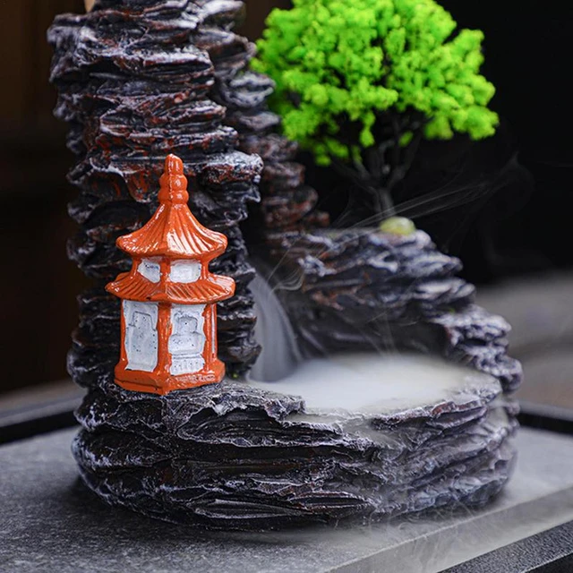 Incense Burner Holder Waterfall Incense Cones Backflow Incense