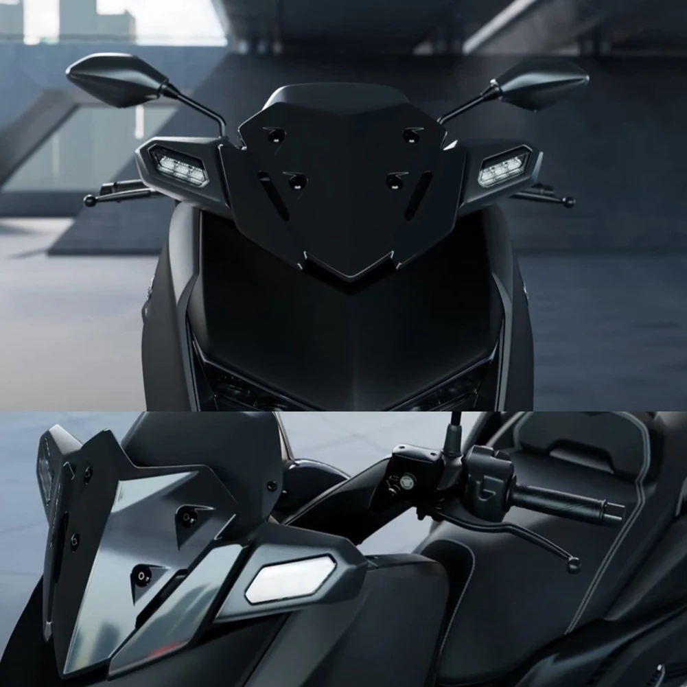 

Motorcycle Windshield Wind Deflector Windscreen Motorbike Windshield Spoiler Compatible For Yamaha XMAX125 XMAX250 XMAX300 2023