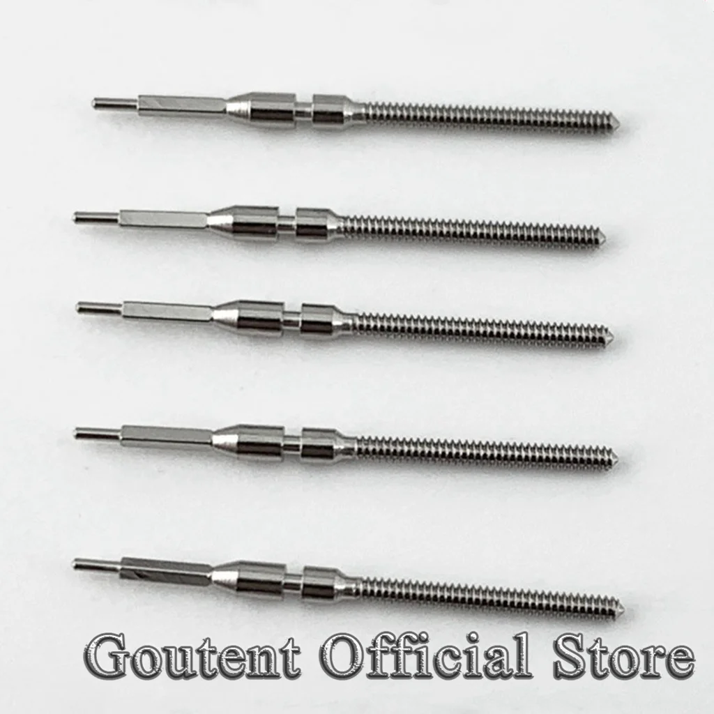 Goutent Watch Steel Stem Kit Fit Miyota 8200 8205 8215 821A Metal Watch Winding Stem Movimento Di Ricambio Parti Della Corona In Acciaio