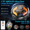 LIGE New 3ATM Waterproof Smart Watch Men 730mAh Extra Large Battery AMOLED HD Display Outdoor Professional Sports Smartwatch Men 2