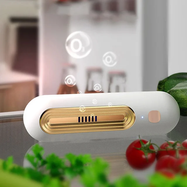O3 Ózon Légtisztító Hűtőszekrény Dezodorizáló Élelmiszerek Megőrzése Dezorizáló Fertőtlenítő Frissítő Usb Töltés - Image 2