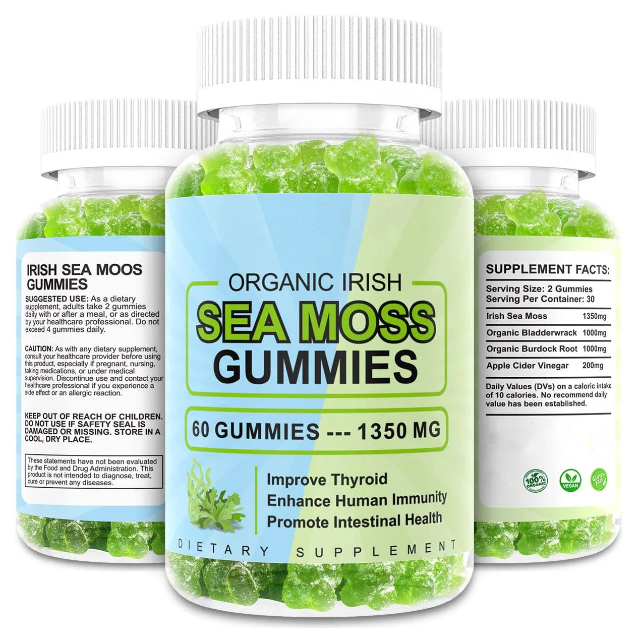 

The new seaweed gummy bears are rich in vitamins and chlorophyll