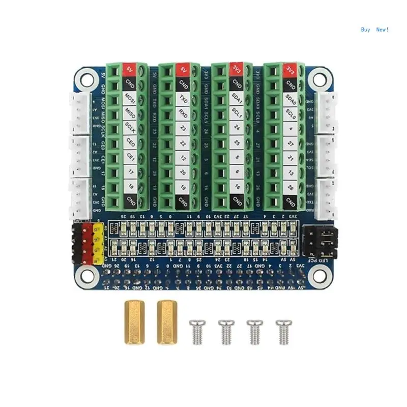 

Для светодиодной коммутационной платы RPi GPIO PCF8591 Модуль встроенного светодиодного обнаружения порта ввода-вывода
