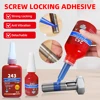 10ml/50ml Screw Glue 243 Thread Locker Tightening Screws Prevent Loosening Rusting Caulking Adhesive Temperature Resistance Tool 1