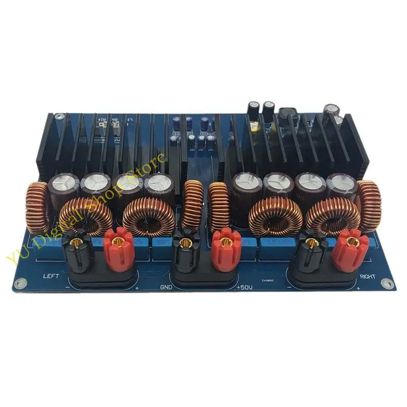 96BA 1200W TAS5630 + OPA1632DR 330UF/100VX4 2.0 Kanal Klasse D Digitalverstärker – Detail 7