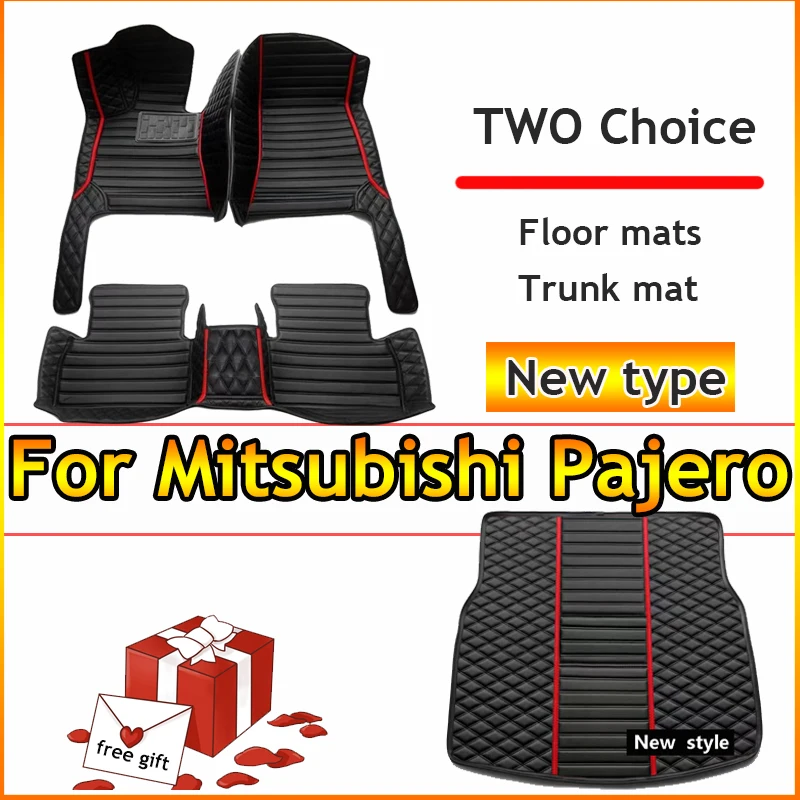 

Car Floor Mats For Mitsubishi Pajero Sport 2015 2014 2013 2012 2011 (5 seats) Interior Styling Auto Carpets Waterproof Rug Part