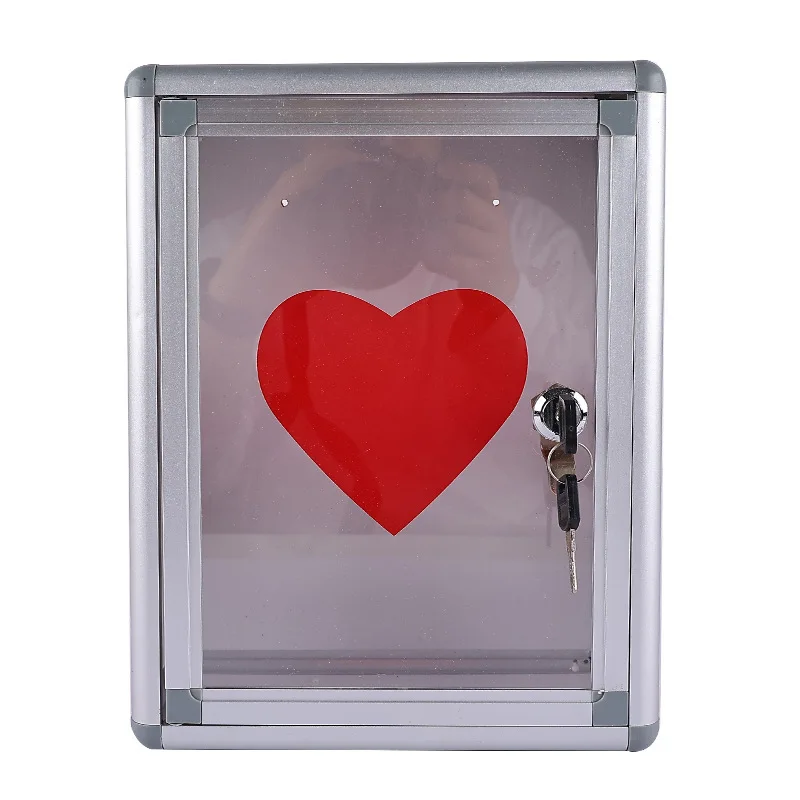 Suggestion Box Love Box Letter Box Outdoor Music Donation Box Complaint Wall Transparent Report Box