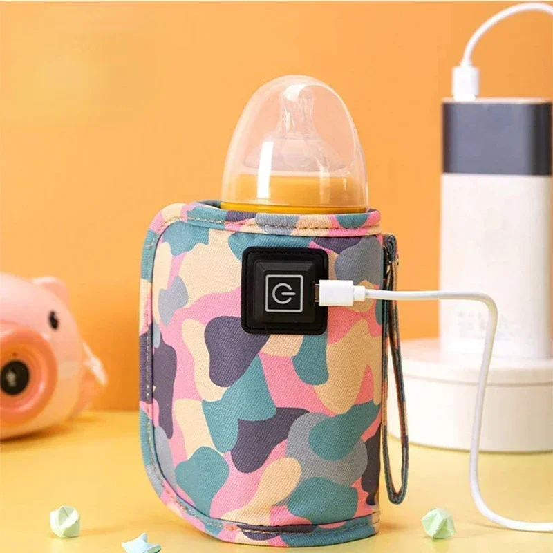 USB Milk Water Warmer Baby Nursing Bottle Heater Travel Stroller Insulated Bag Kids Supplies for Outdoor Winter baby bottle heater,baby bottle insulation bag,milk insulation bag,breast milk cooler