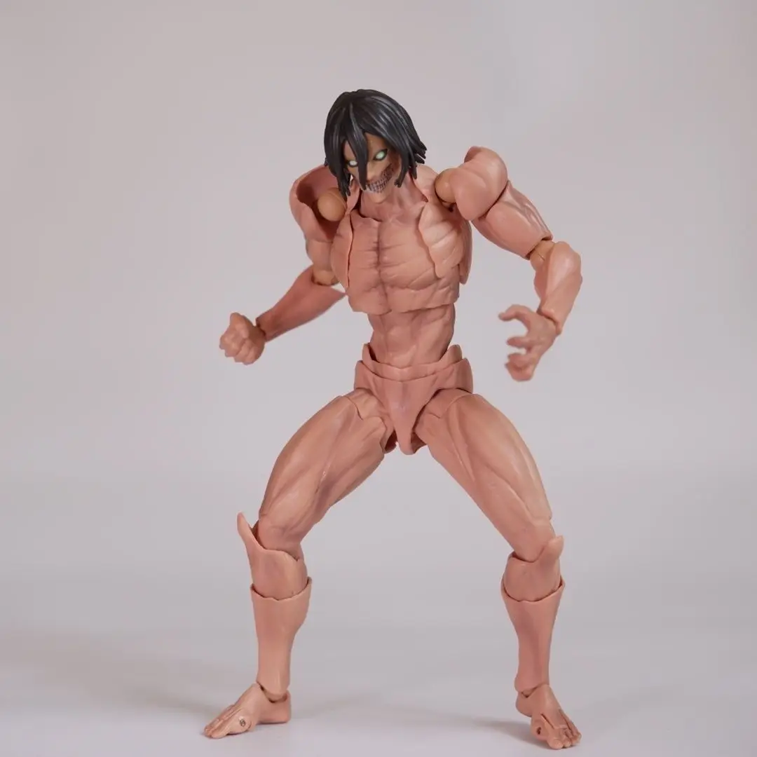 Auf Lager Arkham Factory Attack On Titan Eren Ko Allen Kaiyodo Amazing Yamaguchi Anime Actionfigur Modell Geschenk Spielzeug – Detail 8