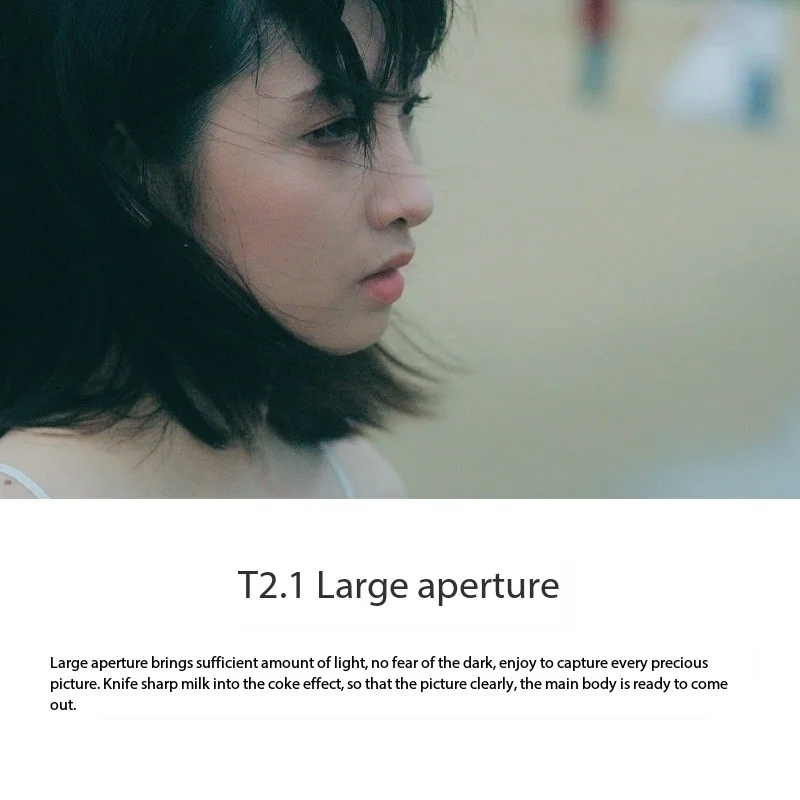 7artisans Hope Prime Super 35 10mm/16mm/25mm/35mm/50mm/85mm T2.1 시네 렌즈 (캐논 RF, 후지필름 XF, E, M4/3 마운트 시네마용)