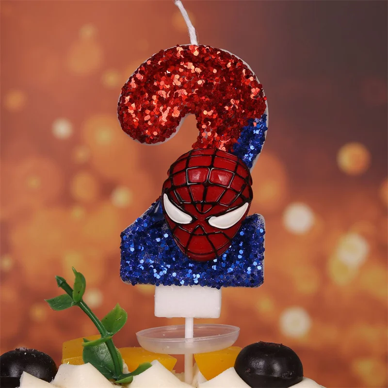 1pcs Number 0 1 2 3 4 5 6 7 8 9 cake candles Boy Birthday Children's Candle Cake Decoration Gothic Decor Party Memories Candle