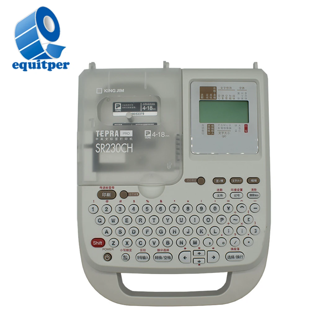 

Совместимая машина для этикеток Jingong SR230CH, портативный ручной инженерный кабель связи, мини-принтер для этикеток 4-18 мм