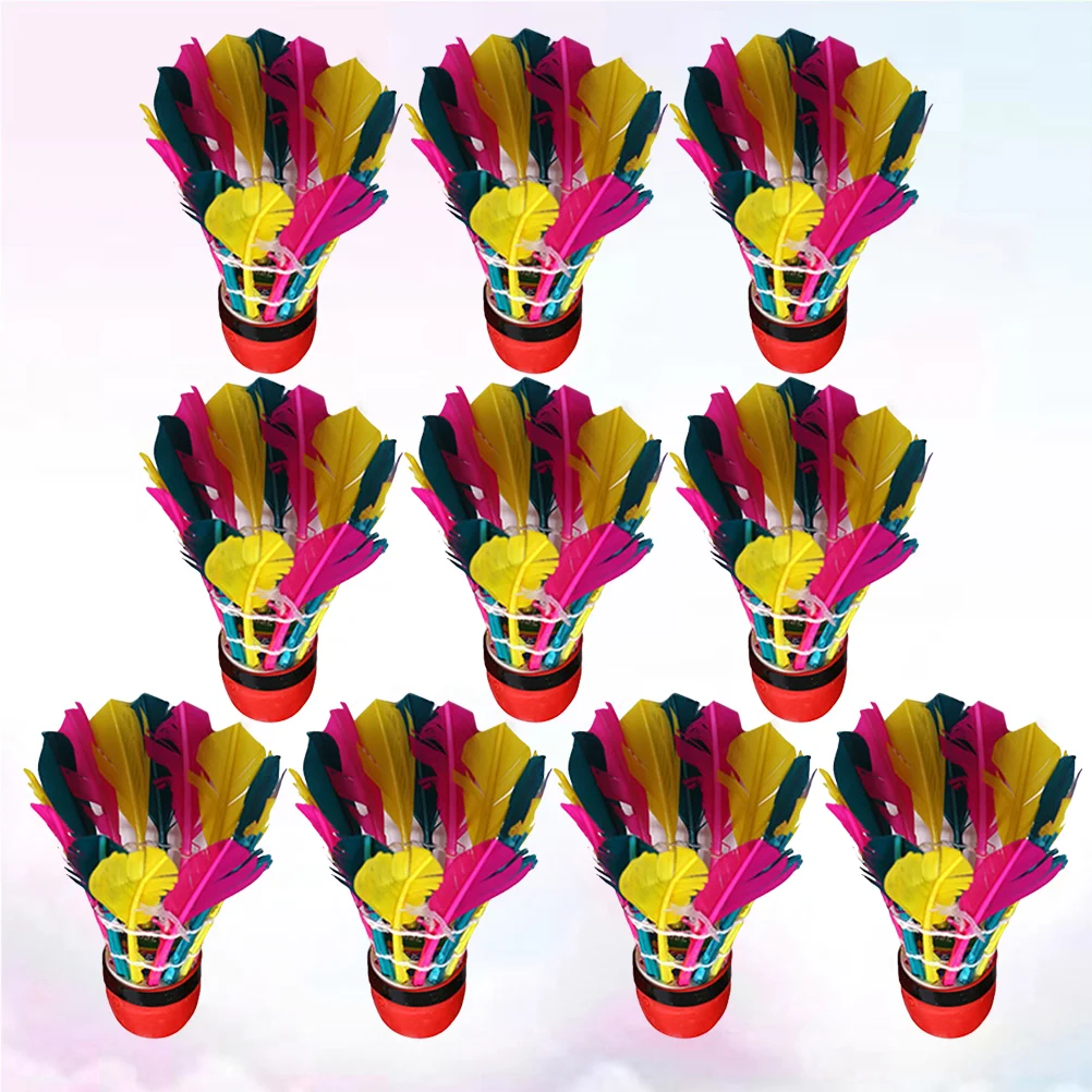 Badminton Colorful Shuttlecock Light Weight Durable Indoor Activities Shuttlecocks Kids