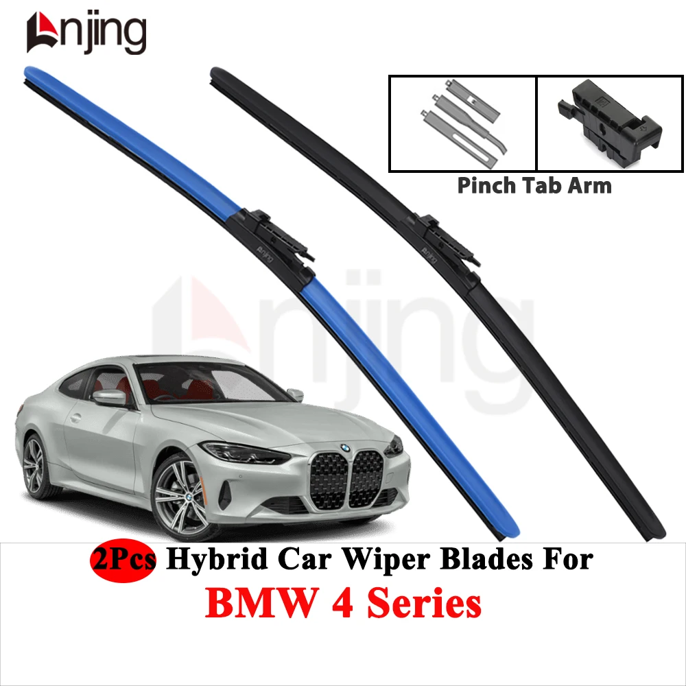 LNJING Bunte Wischerblätter für BMW 4er Serie 420i 428i 430i 435i 440i 2013-Now