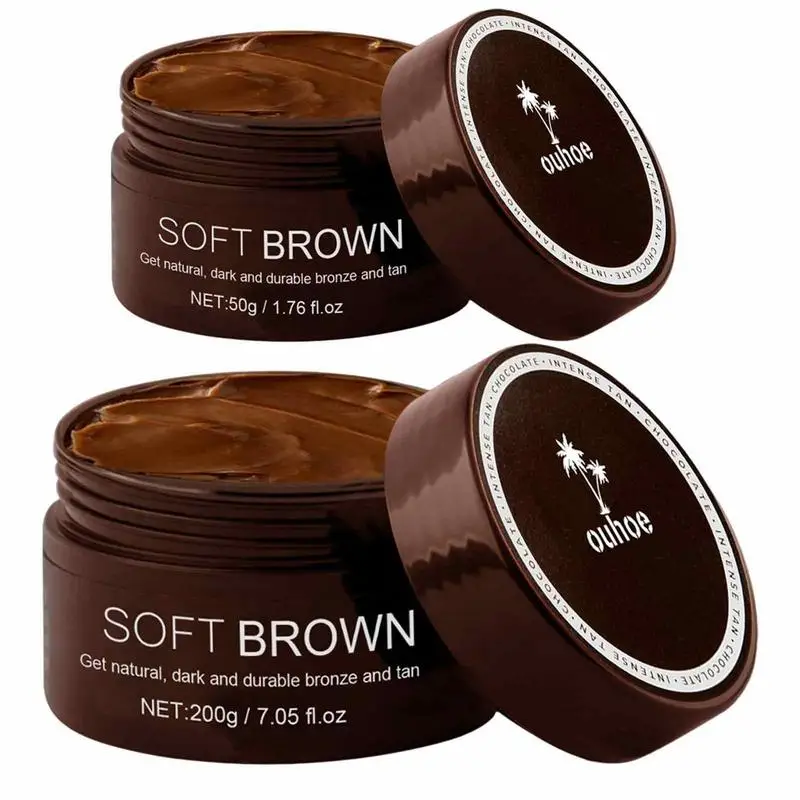 50/200g Self Tanner Lotion Long Lasting Sunless Indoor Tanning Lotion Natural Glow Body Bronzer Body Bronzing