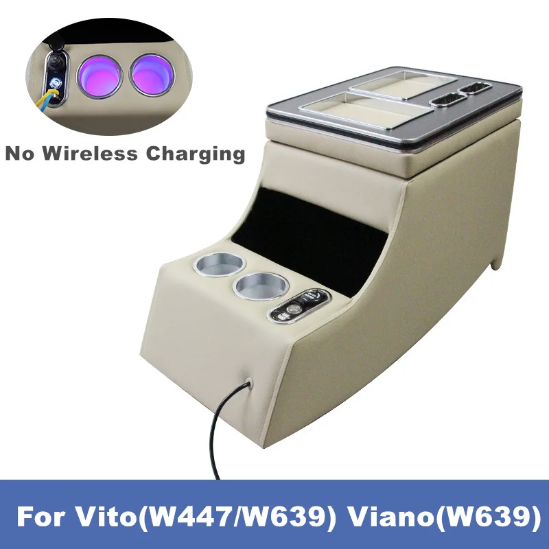 For Mercedes-Benz Viano Vito W639 2004-2014 1x Center Console