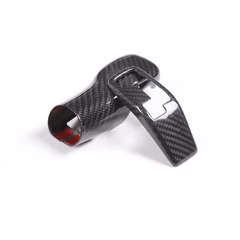 

Dry Carbon Fiber Gear Shift Head Cover And Front Head Cover Set For Toyota Supra GR A90 A91 MK5 2019-2022