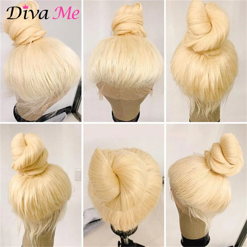 360 Lace Frontal Wig 13x6 13x4 613 Honey Blonde Lace Front Human Hair Wig Brazilian Remy 5x5 Closure Wigs for Women 30 Inch