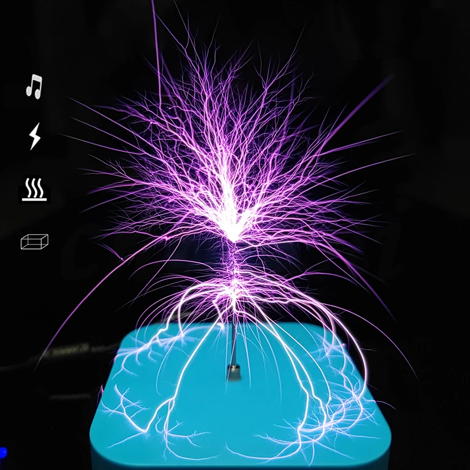 Music Tesla Coil,BT Elettronica Multifunzionale Cellulare Musica Tesla  Modulo Bobina Fulmine Artificiale Generatore di Arco Trasmissione Suono  Senza