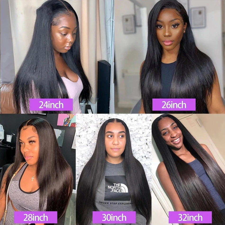 250% 360 Full Lace Wig Glueless Wigs Human Hair Lace Frontal Wig Straight HD Human Hair Wigs 13X4 HD Frontal human hair lace frontal