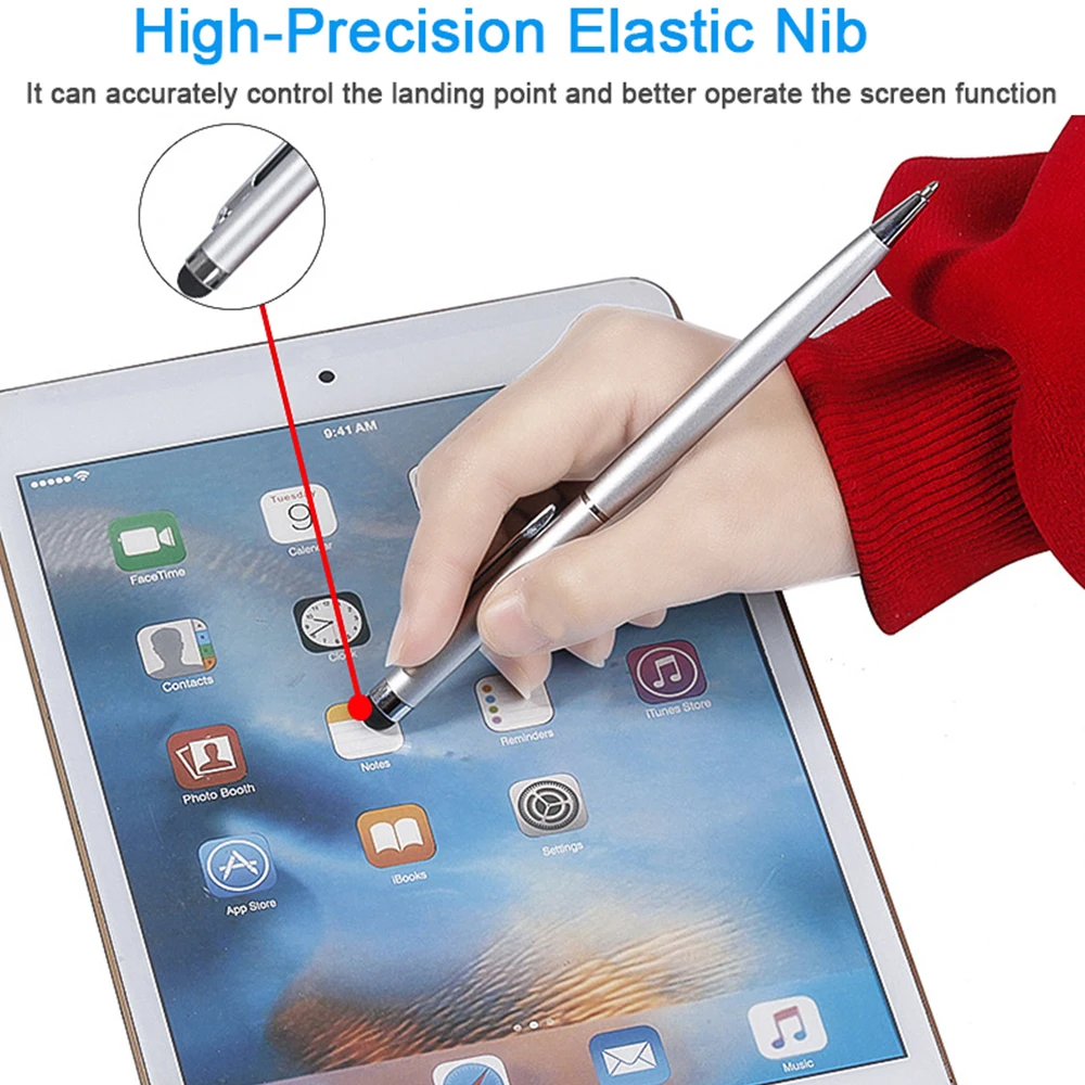 10Pcs Universal Stylus Pen Dual-Use For iPad iPhone Samsung Huawei Xiaomi Tablets Mobile Phone All Capacitive Screen Pens