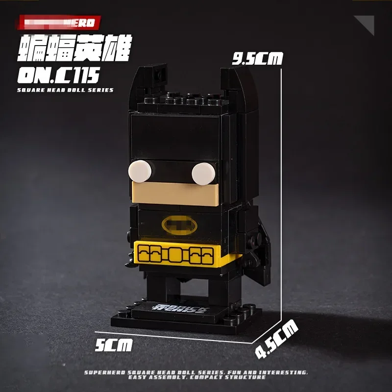 Cartoon Character Iron Man Captain America Building Blocks Toys Small Particles Build Model Toys Give Children Educational Gifts 3