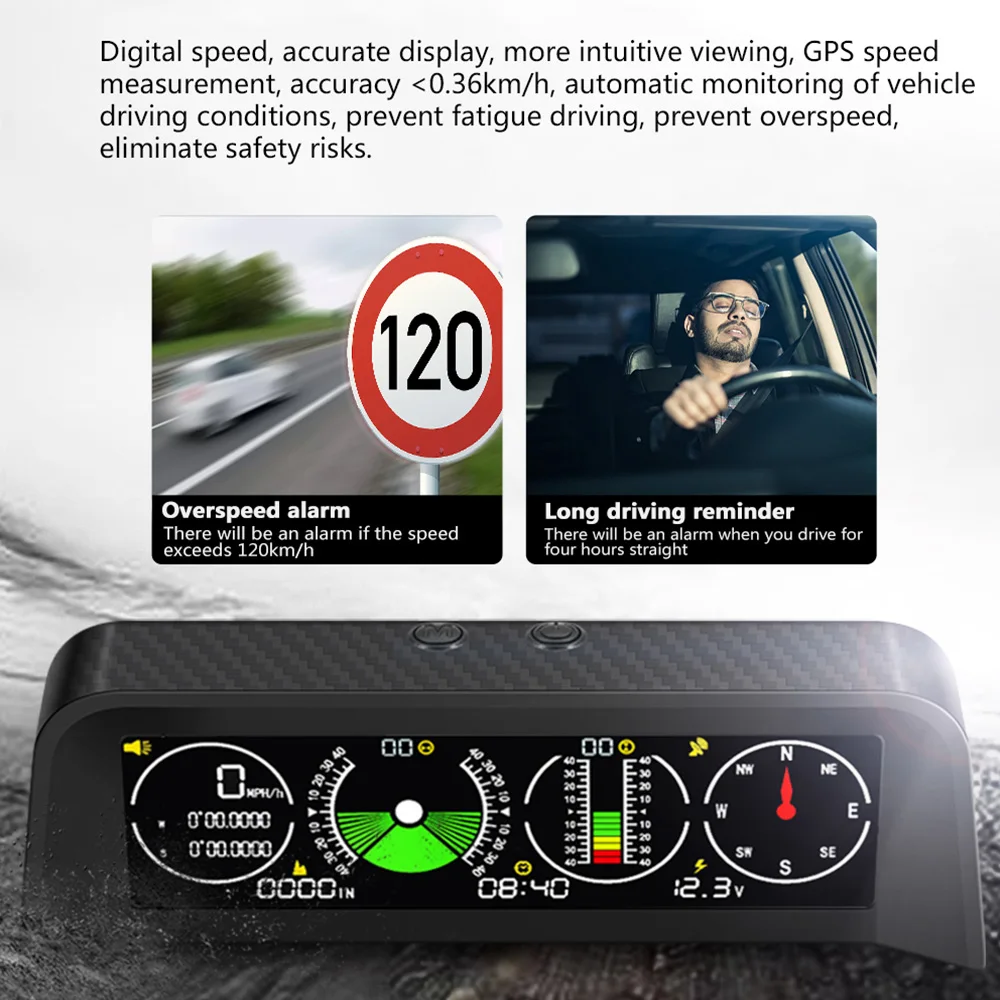 Ʈ  ð  X90 ڵ ħ HUD,  浵 GPS ӵ PMH KMH  , ڵ  ǰ