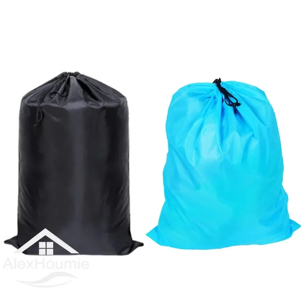 Black Blue Extra Large Laundry Bag Sack With Drawstring Dirty Clothes Storage Bag Quilt Toy Organizer Hotel Bathroom Supplies 3