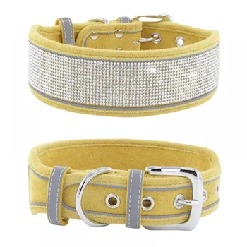 Fashion High-end Crystal Diamond Studded Pet Collar For Small Medium Dog Adjustable Pet Neck Accessory 4