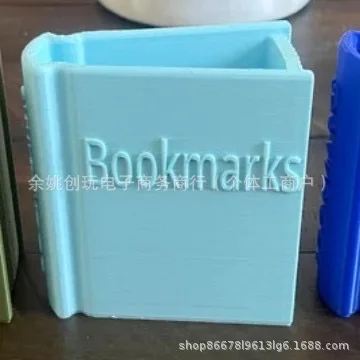 Charming 3D Printed Book-Shaped Bookmark Holder - Thoughtful Gift