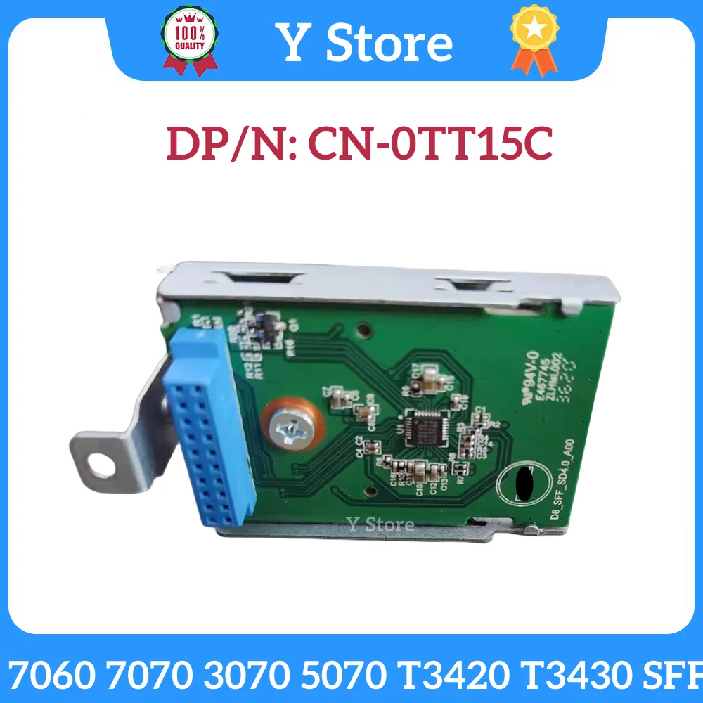 Loja Y-novo Leitor de Cartões para Dell Optiplex 7060 7070 3070 5070 T3420 T3430 Sff Sd4.0 Tt15c 0tt15c 3070 3060 5060 7040 Sff