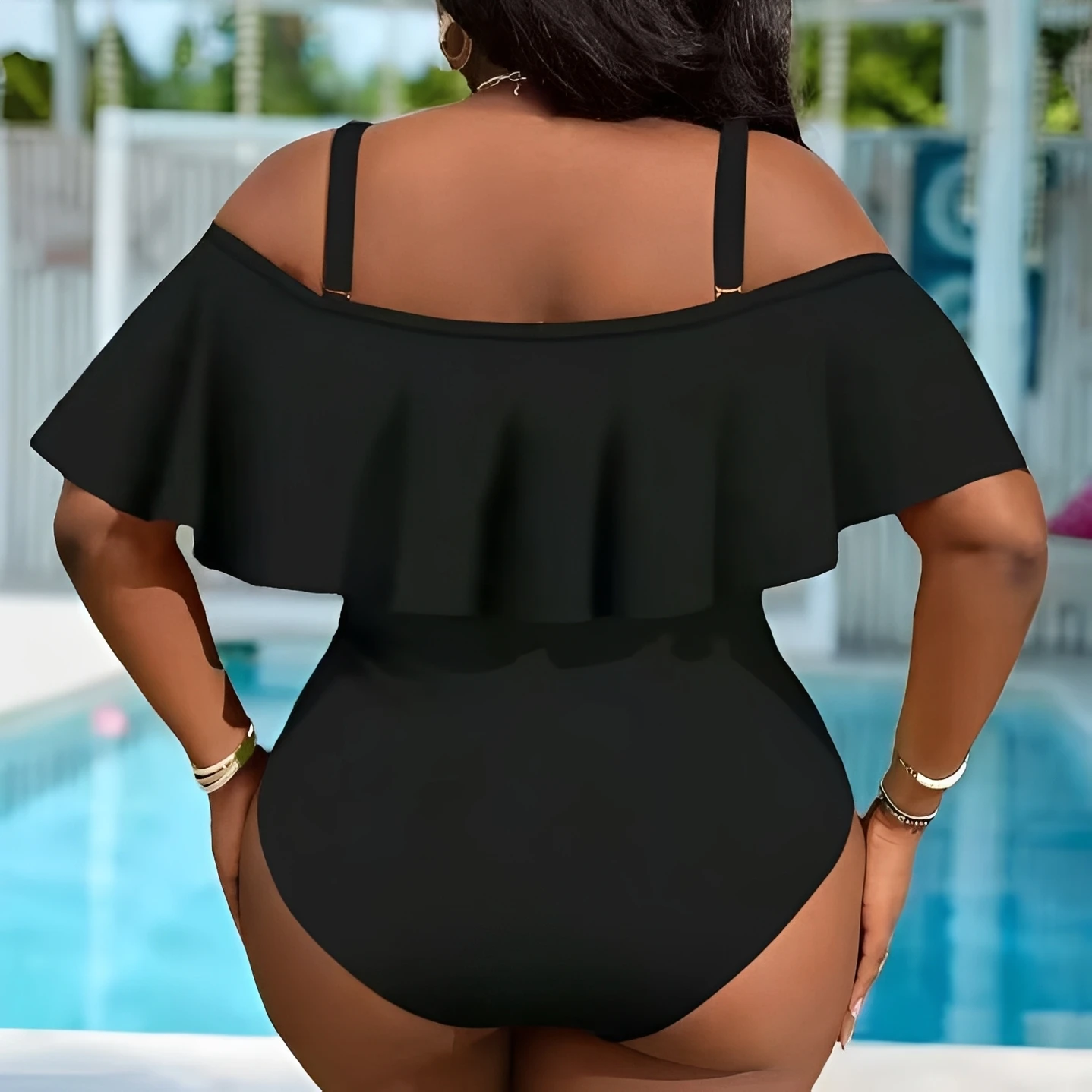 Plus Size Ruffle Swimsuit 6