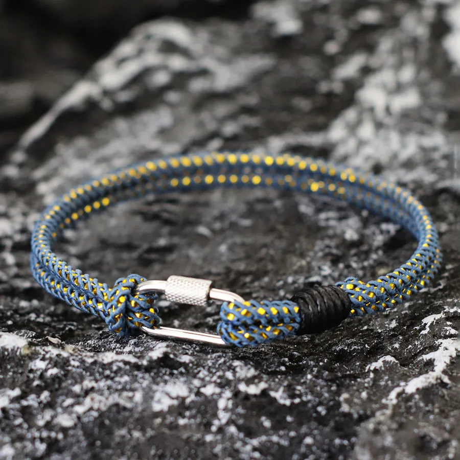 Stainless Steel String Bracelet For Men Women