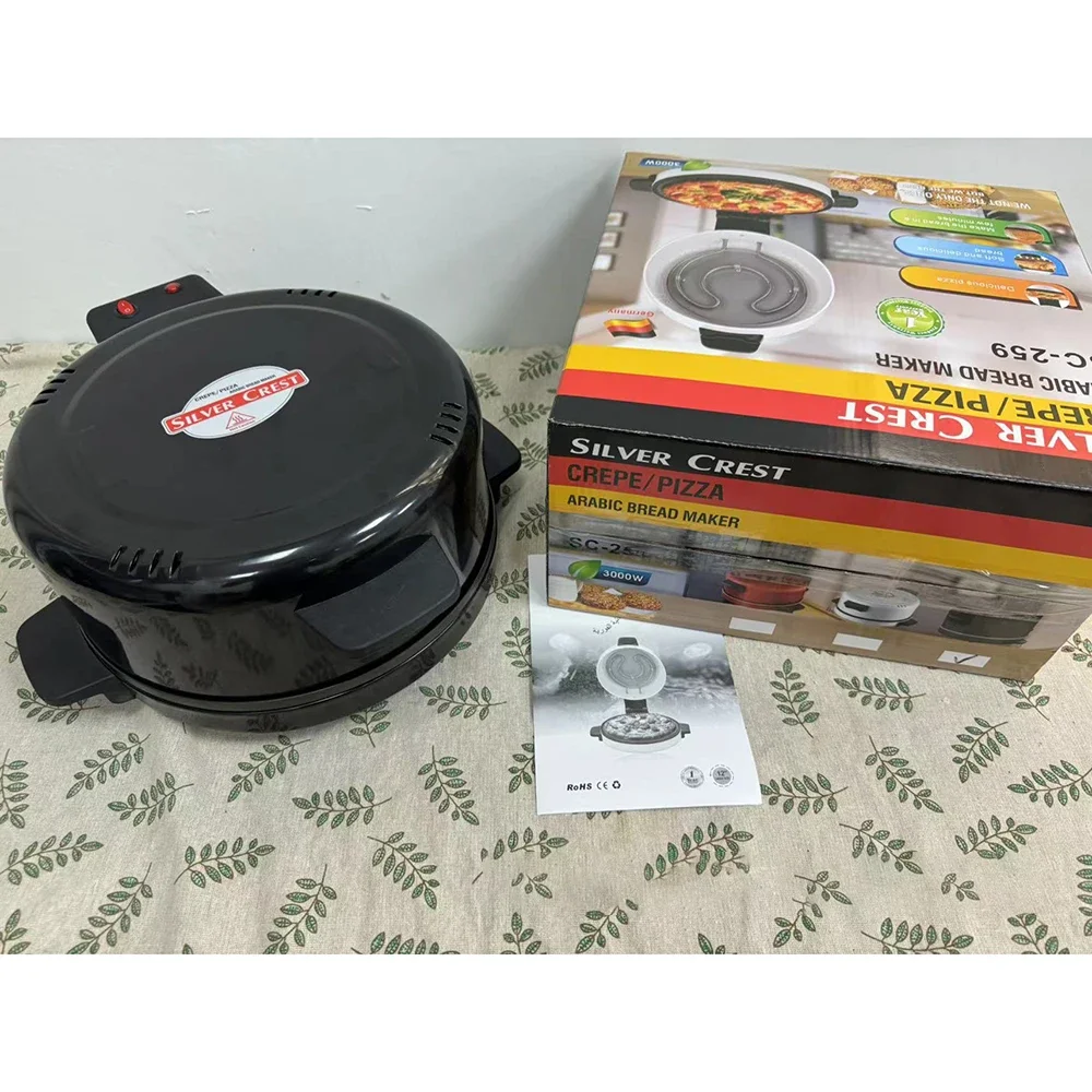 Household Pizza Machine,Portable Electric Toaster, Stainless Steel Oven,Non Stick Coating,Can Bake Steak Bread,Pizza Egg Tarts 6