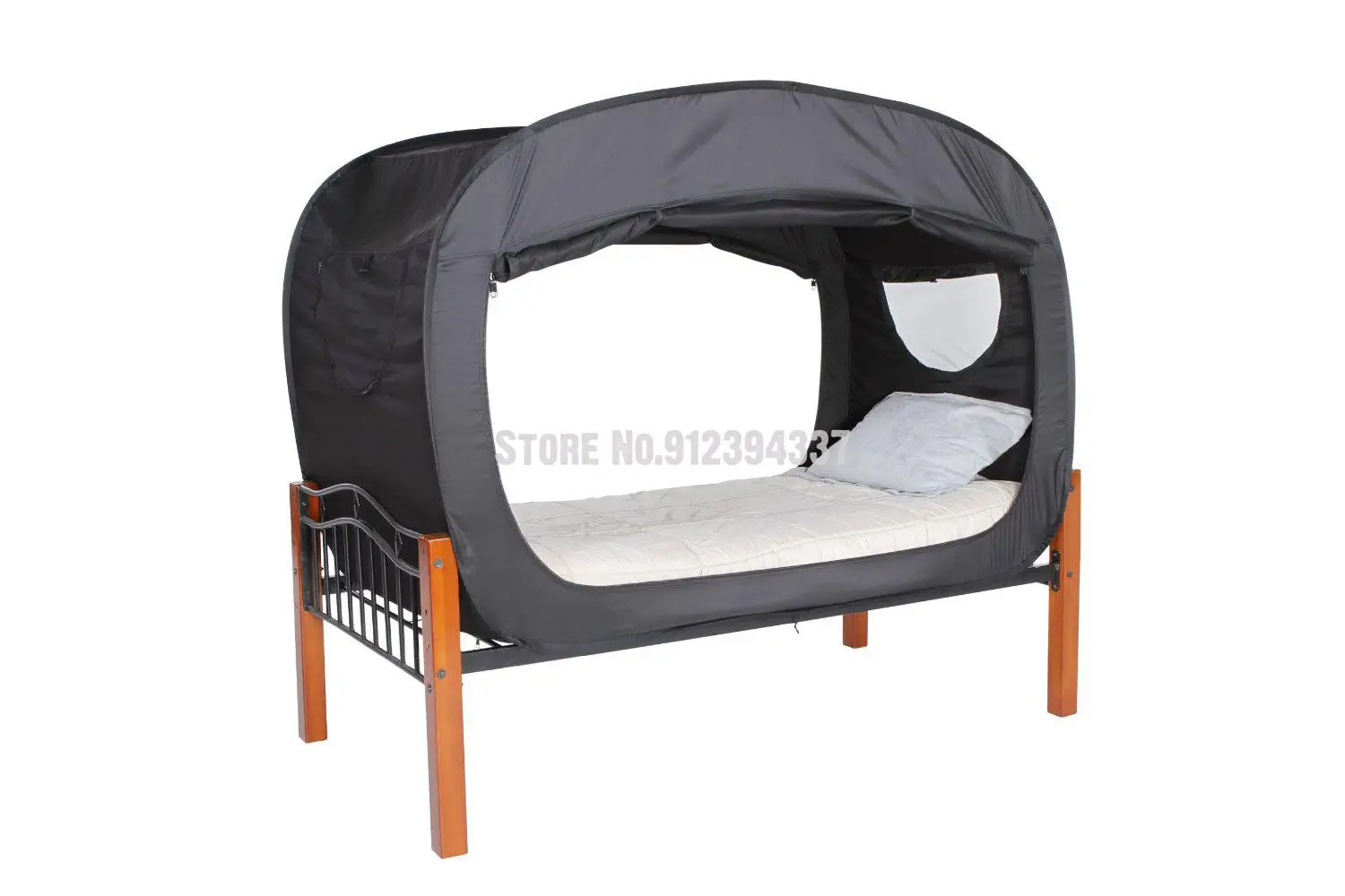 Baggage University Dormitory Artifact Single Privacy Tent Foldable Mosquito Nets Indoor Bed With Thermal Nets Quickly Open outdoor furniture black