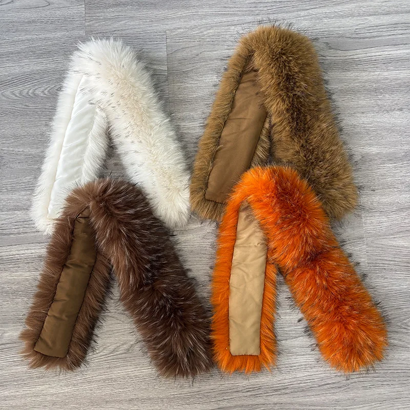 Luxurious Detachable Faux Fur Collar Winter Down Jacket - Elegant Parka with Removable Accents