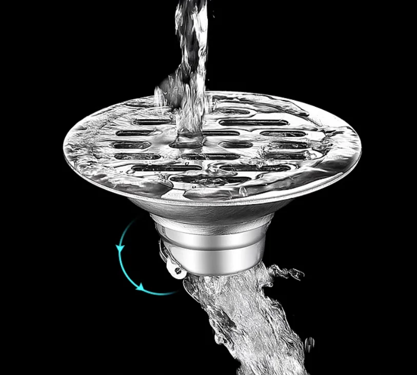 Sf107edcf7f794d7ebe7ba2c36e97df24M Stainless steel Floor Drains Shower Anti-odor Drainer Bathtub Ground Leakage Hair Catcher Kitchen Bathroom Hardware Accessories Mallzona