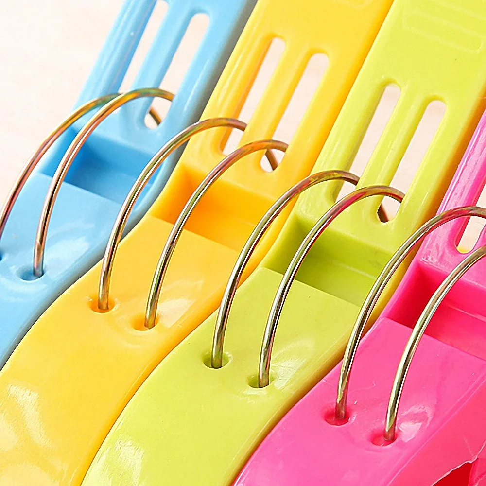 4/8/20/30Pcs Beach Towel Clips Plastic Quilt Pegs for Laundry Sunbed Lounger Clothes Pegs Home Bathroom Organization 6