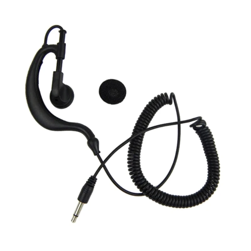 

3.5mm Only Soft Rubber Earpiece Headset For Radios Anti Noise Earpiece