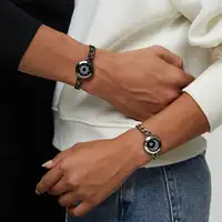 TOTWOO Long Distance Touch Bracelets for Couples ,Light up&Vibration Relationship Gifts for Lovers Smart Jewelry Love Bracelets - Image 4