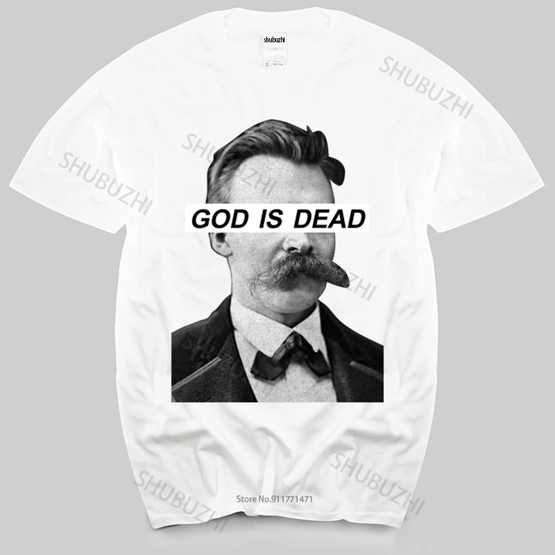 Summer mens black t-shirt God Is Dead T Shirt God Is Dead