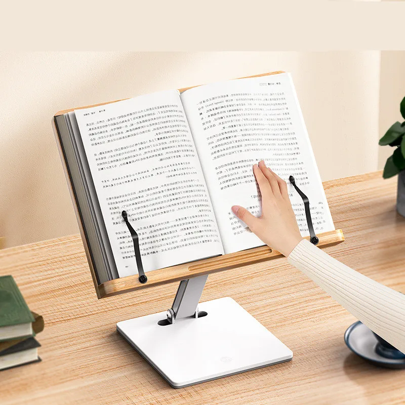 Bible Track Rack Wooden Bible Reading Rack Adjustable Book Holder Foldable Christ ...