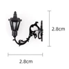 5Pcs Train Railway Park Led Lamppost Lamps Wall Lights Model Scale 3V Model Garden Lamps Miniature Lanscape Model Building 6
