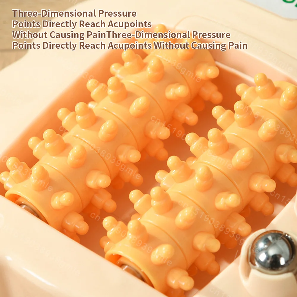 Foot Roller Massager Magnetic Bead Multi-Point Pressure Massage Tool Foot Therapy Relaxation Arch Heel Muscle Soreness Relief