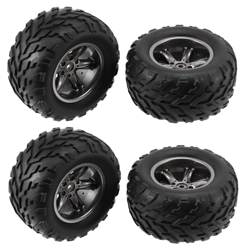 

4Pcs Tire Tyre Wheel For XINLEHONG 9125 9116 X9115 X9116 GPTOYS S911 S912 1/12 RC Car Spare Parts Accessories