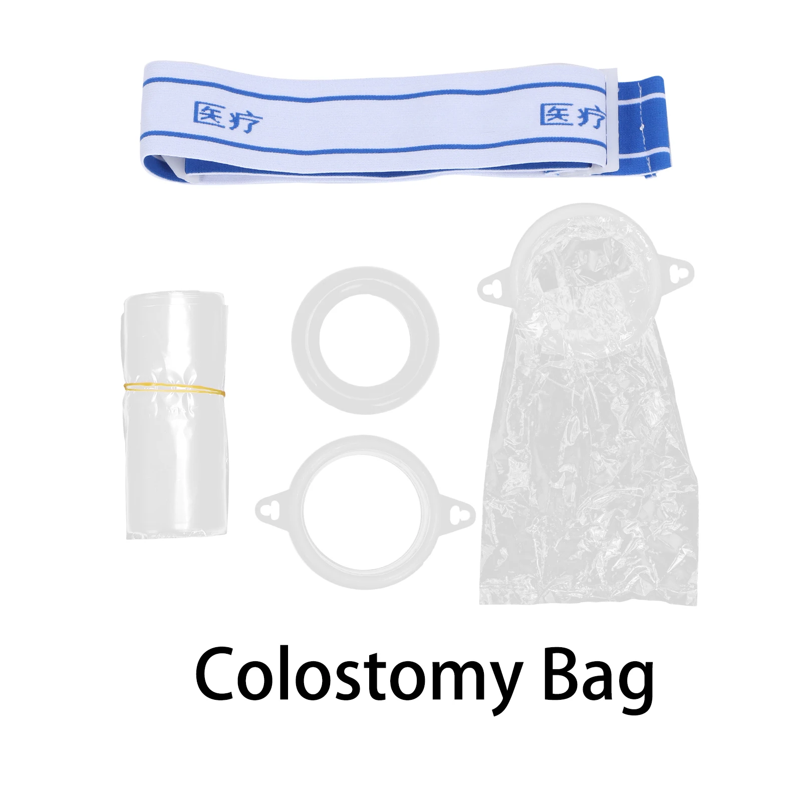 100pcs Colostomy Bags Skin‑Friendly Silicone Ostomy Ileostomy Stoma Care Pouches Bag Colostomy Bag Disposable Colostomy Bag 5