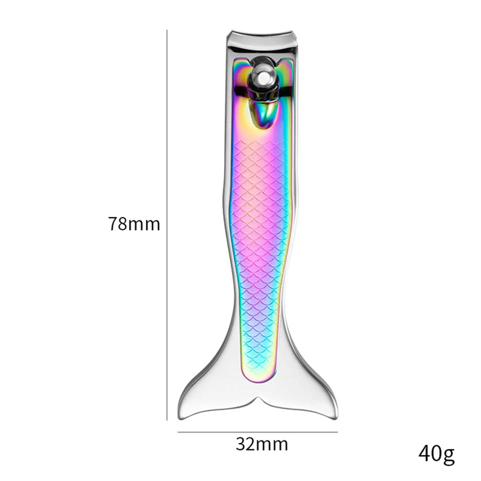 Mermaid Nail Clippers Scissors Plier for Fingernails Toenails Manicure Pedicure Care Cuticle Care Toe Girls 6