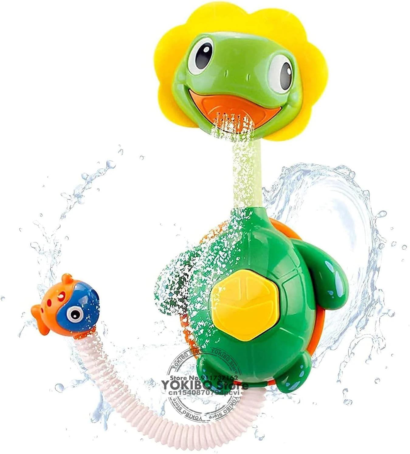 Turtle Baby Bath Toys Spray Bathing Tub Fountain Toys for Kid Hand Shower Floating Bathtub Shower Pool Bathroom Toy for Baby 5