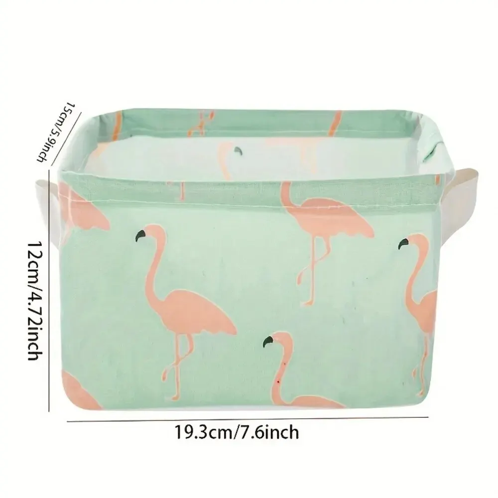 Clothes Organizer 1pc Cotton Linen Fabric Waterproof Desktop Sundries Basket Storage Box Cosmetic Toy Organizer Underwear Socks Clothes Storagebag
