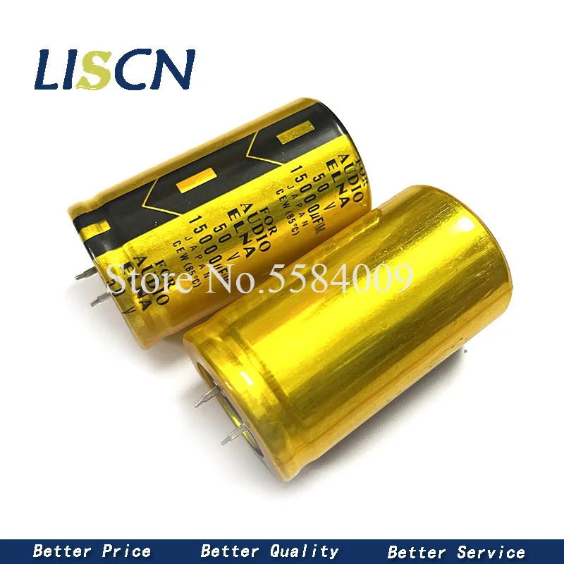 Condensatore Elettrolitico ELNA Gold HiFi – 50V 22000µF, 35x60 Mm, Snap-In, Per Amplificatori Audio E Apparecchiature Elettroniche